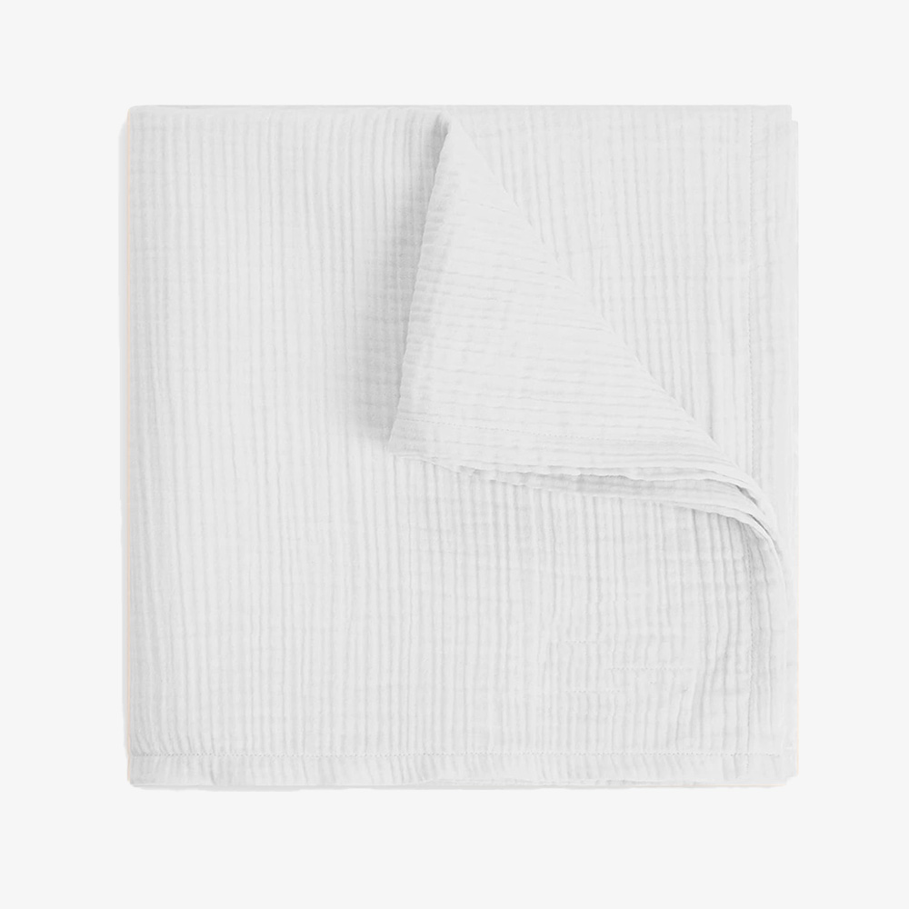 Solid Double Gauze Cotton Muslin Blanket