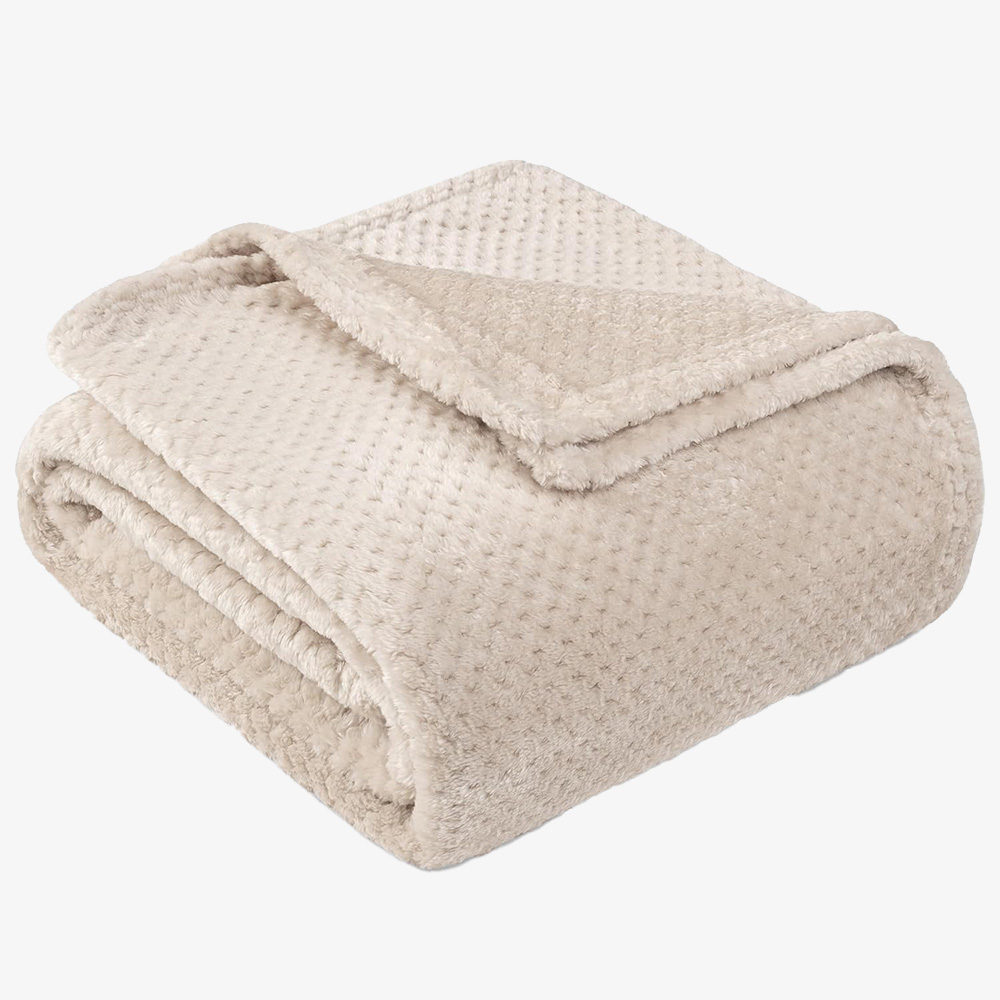 Ultra Soft Waffle Velvet Flannel Blanket