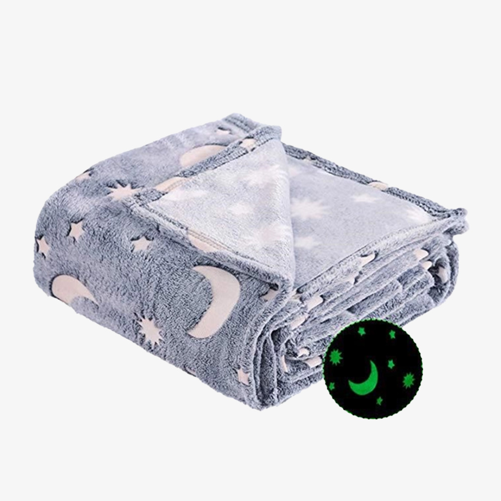 Glow-in-the-Dark Flannel Blanket