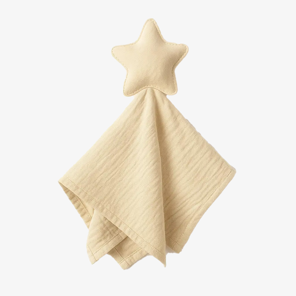 Muslin Cotton Star Security Blanket