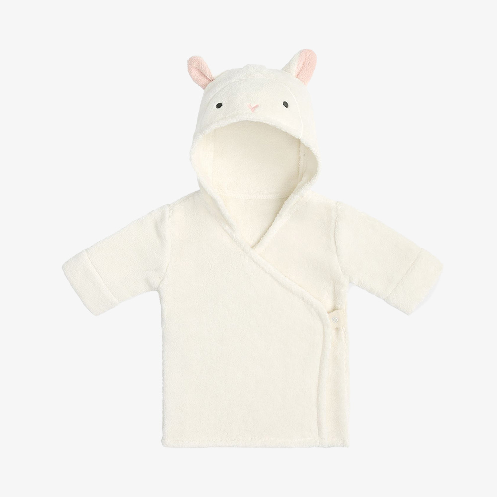 Lamb Character Hooded Bathrobe